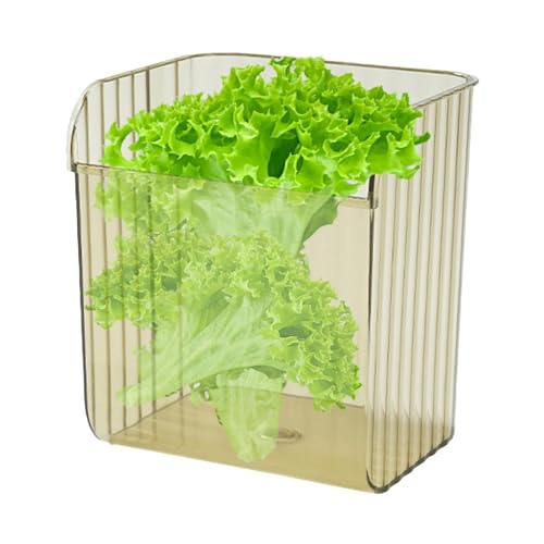 Zunishaone Clear Pantry Organizer Müllleimer, Gefrierschranklager,Stabiler transparent sichtbarer Kühlschrank Organizer | leichte Lagerzubehör für Küchenlager, Lebensmittelbehälter für Kinder,