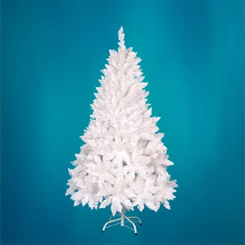 Abaseen Green 5-ft Artificial Christmas Tree 500 Tips Xmas Tree Strong Metal Stand Indoor Decoration for Christmas Easy Assembly Foldable Reusable