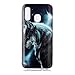 Produktbild QY Mart Karikatur Muster Silikon Handyhülle Kompatibel mit Samsung Galaxy A40 Hülle Stoßfest Weich Ultra Dünn Gummi Schutzhülle Flexibel Gel TPU Bumper Schlank Tiere Tasche - Galaxy Wolf