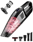 Evekas Handheld Vacuum Cordless, 9000PA Strong Suction, 2 Suction Modes, Type-C Charging, Lightweight, Portable Car Vacuum Cleaner for Home Office Pet.
