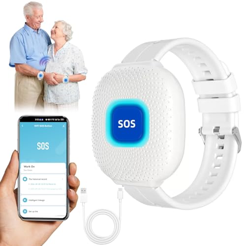 Personal Alarms for Elderly Tuya Wifi Smart Panic Button Linked To Phone Wireless Nurse Alert System