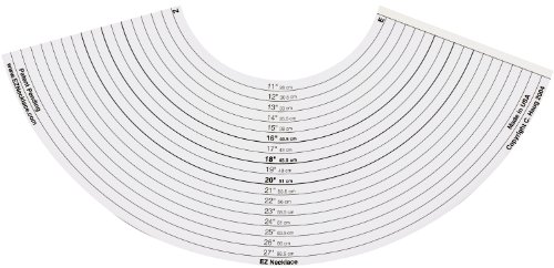 Darice Inch EZ Necklace Inch Necklace Sizer