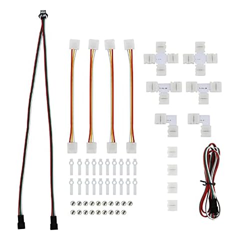 HYDDNice 3Pin 5050 RGB Dream Color LED Connector Kits Cover