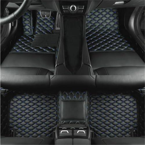 Custom Personalized Floor Mats for GMC 2000-2024 Car Floor Mats (Black Blue)