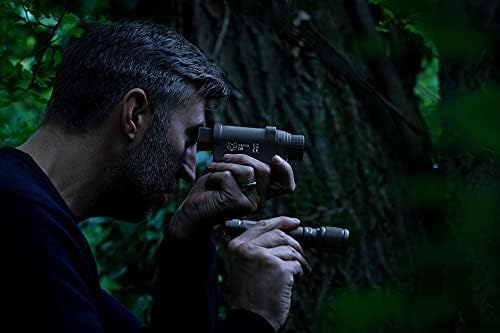 Nightfox Cub Digital Night Vision Monocular | USB Rechargeable | Pocket-sized | Records Footage, 32GB Memory | 165 yard Range | 3x Magnification