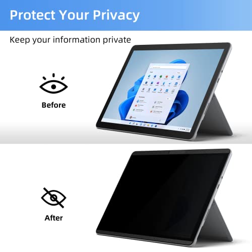 Mamol Magnetic Privacy Screen for 13.5 inch Microsoft Surface Laptop 5/4/3/2/1, Removable Anti Spy Glare Blue Light Filter - Image 4