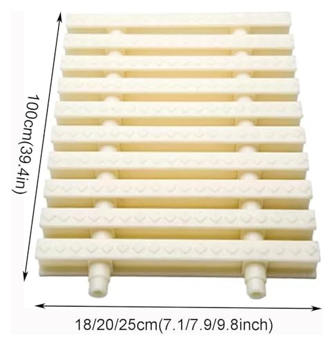Grille de drainage robuste 20,1 cm pour terrasses et aménagements - 6