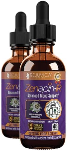 Zenapin IR - Advanced Mood Support Supplement - Kava Kava, Ashwagandha, Passionflower, Chamomile, B-Vitamins & More