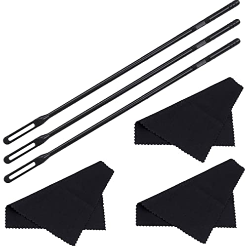 Wakauto Flute Cleaning Accessory Clarinet Saxophone Cleaning Tools Portable Kit