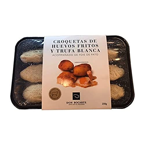 Croquetas de huevos fritos y trufa blanca congeladas, 250 gramos