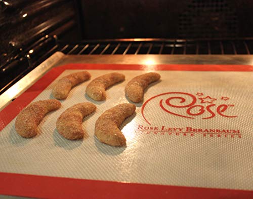 Rose Levy Beranbaum Signature Series Rose's Half 13" X 18" Sheets Non-Stick Silicone Baking Mat, 11.75" X 16.5", Tan #TOP2