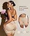 SHAPELLX Butt Lifting Shapewear For Women Tummy Control Faja Shaping Shorts Thigh Slimming Panties Mid Waisted Shaper (Beige,Small)