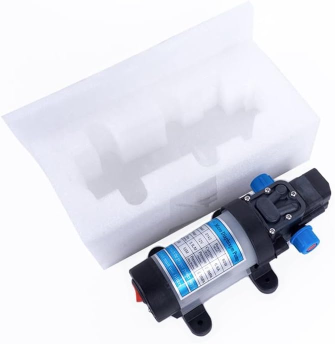 Miniatura 4 de Bomba sumergible de sumidero 12 V, 24 V, 80 W, 5.5 Lmin, bomba de diafragma de alta presión en miniatura con interruptor de presión, bomba de