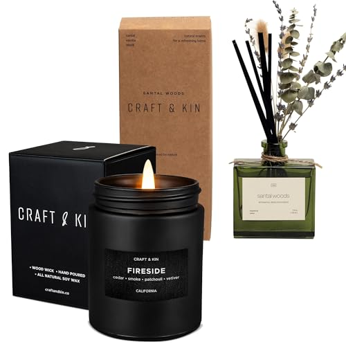 Vela aromática y difusor de varillas Masculine Scents miniatura 1