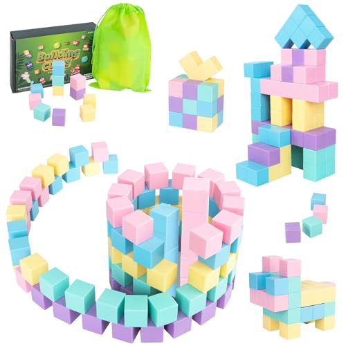 WEXFFU Magnetische constructies voor kinderen, 30 stuks magnetische kubussen, magnetisch speelgoed, creatief magnetisch speelgoed, Montessori voor jongens en meisjes van 3 tot 8 jaar