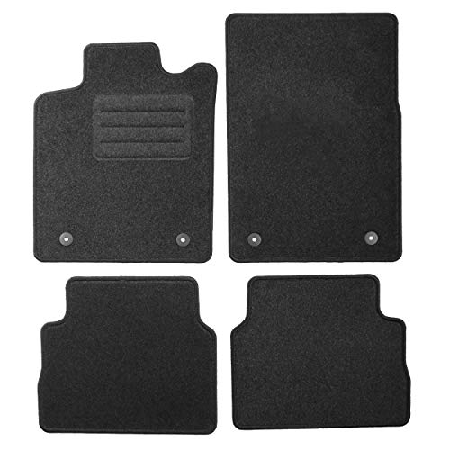 TEXER Tapis de Voiture en Velours pour Opel Vectra C 2002-2008 Anthracite Sedan