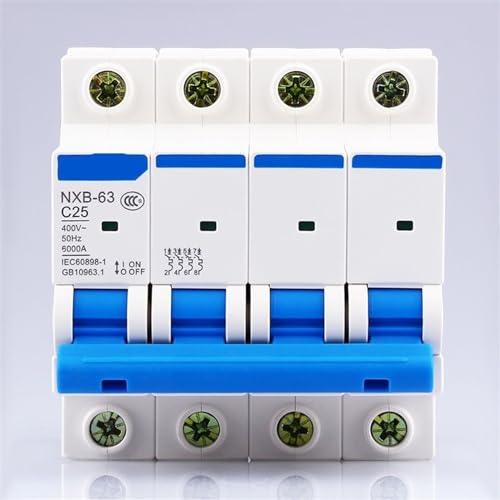 Protecteur d'alimentation NXB-63 haute durabilité interrupteur d'air 4P 40A C