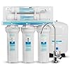 Geekpure 5 Stage Reverse Osmosis Drinking RO Water Filter System 75GPD