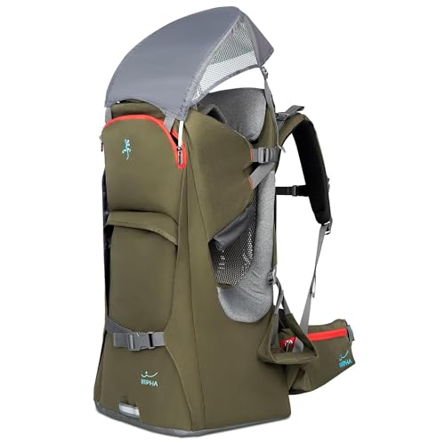 WIPHA Baby Backpack Carrier, Ergonomic Child Carrier Hiking...