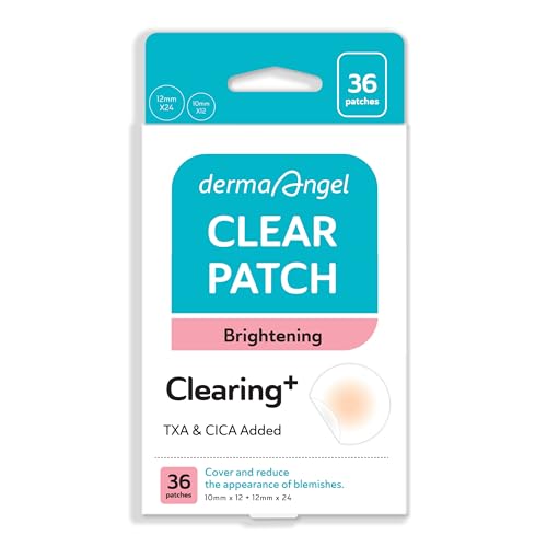 DERMA ANGEL Dark Spot Patches Blemish Patches with Hydrocolloid, TXA & CICA for Active Acne & Post-Inflammatory Dark Spots - Day and Night Use - UPGRADED (Post Acne - 36 Count - 2 Size)
