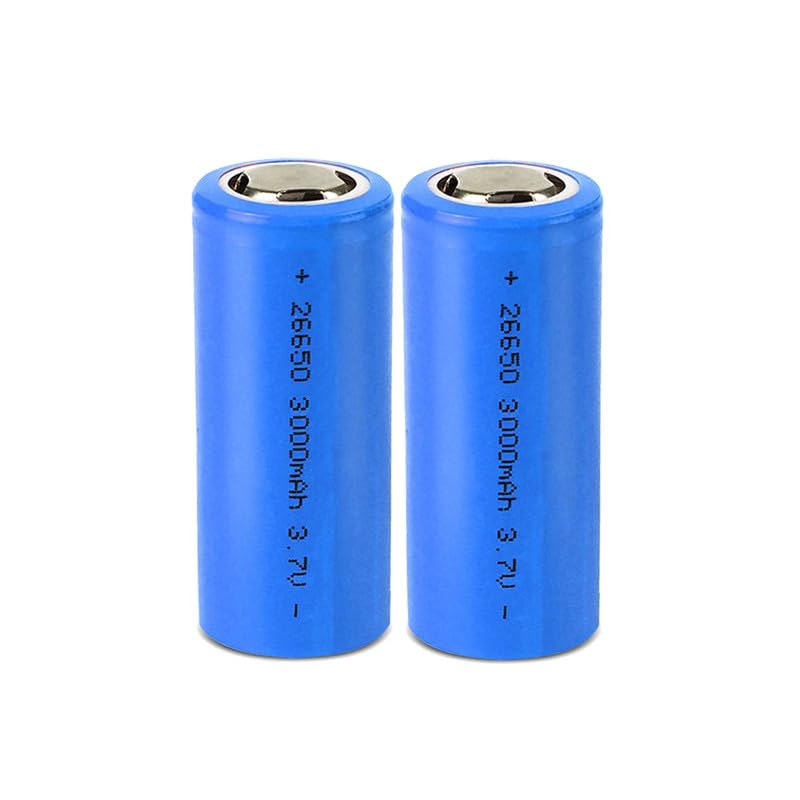 Pilas Recargables, 3.7V 3000mAh Baterías de Litio Batería Gran Capacidad Flat Top Li-Ion Bateria...