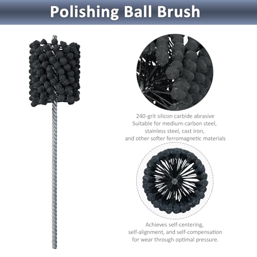 Image of Cylinder Hone, 240 Grit Silicon Carbide, 3 1 /4 inch (83mm) Diameter Ball Hone