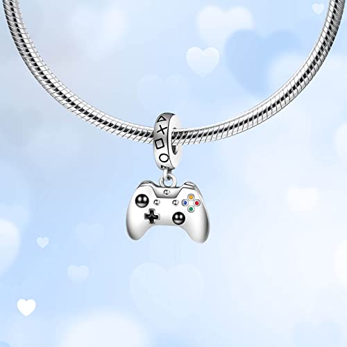 Gamepad Dangle Charm 925 Sterling Silver Charm for Bracelets Necklaces for Women Pendant2