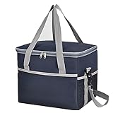 JINGYAN Bolsas de almuerzo Insulated Lunch Bag Thermal Cooler Picnic Bento Box Meal Pouch Food Delivery Bags For