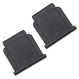 Foto&Tech 2 Pieces Hot Shoe Cover Sony A7R V A7RIV A7IV A7 IV III II ZV-E1 ZV-1F FX30 ZV-E10 ZV-1 A7S III II A7S A7 A9II A7C A6600 A6500 A6400 A6300 A6100 A6000 RX10 IV III Replace FA-SHC1M