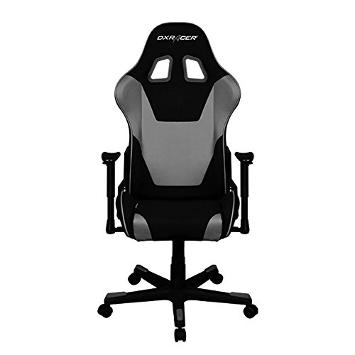DXRacer OH/FD101/NG Formula Series Black and Gray Gaming Chair - Includes 2 Free Cushions