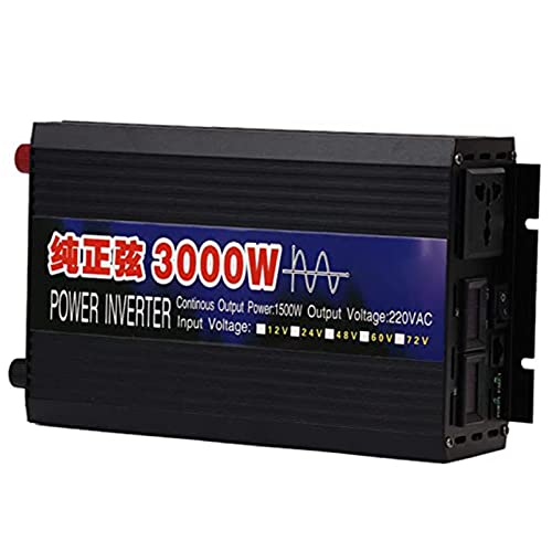 Onduleur pure sinus 3000W à 8000W transformateur solaire 12V 220V pour camping-car