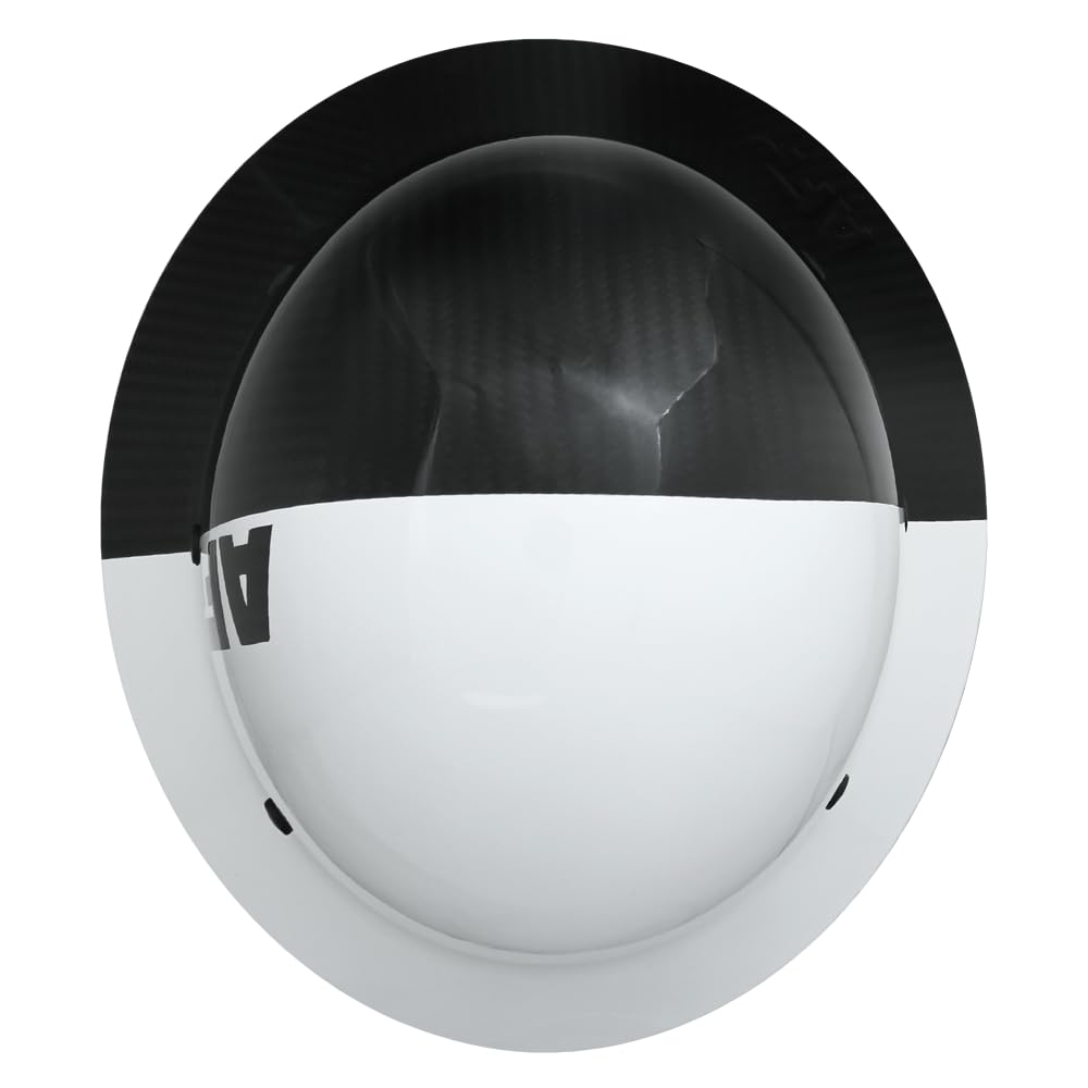 AFP Casque de sécurité à large bord en fibre | Suspension à cliquet à 6 points | Certifié OSHA et ANSI | Casques de construction de qualité supérieure pour la sécurité