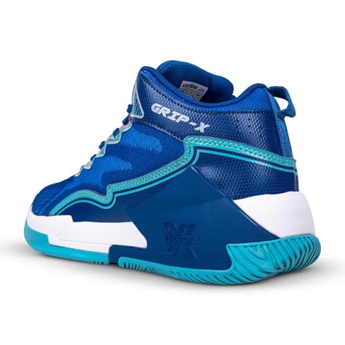 Image of Vector X Grip-X Mens Basketball Shoe /Sneakers Knitted Upper + Rubber Outsole Indoor & Outdoor Court Shoes Provide Ultimate Comfort, Lightweight, Reliable Grip for Sports Players