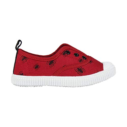 CERDÁ LIFE'S LITTLE MOMENTS Chaussures en Toile Basse Spiderman, Baskets Montantes, Rouge, Rouge C06, 25 EU