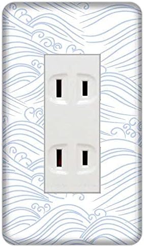 コンセントカバー コンセントプレート 3口用 和柄 和風柄 Japan 014 スイッチカバー スイッチ