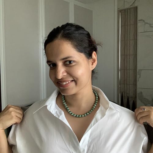 Image of OVANA Freshwater Pearl Necklace | Fitted With Silver Lock | Gifts for Girlfriend | Gift for Sister, Bhabhi | Gifts for Women and Girls | Gift for Her | 925 Silver Hallmarked Lock