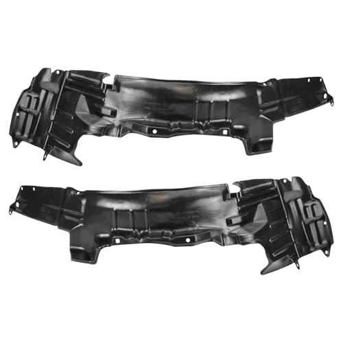 Image of TRQ Inner Fender Liner Set Compatible with 1997-2001 Mitsubishi Mirage MI1248101 MI1249101