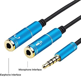 Conshine Headset Adapter for CTIA Headsets with Separate Headphone and Microphone Plugs, 3.5mm