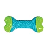 CoreStrength Bone - Dog Dental Chew Toy - Durable, Multi-Layered Dog Toy for Enrichment Play & Dental Care - with Textured Body for Teeth Cleaning - for Small/Medium Dogs