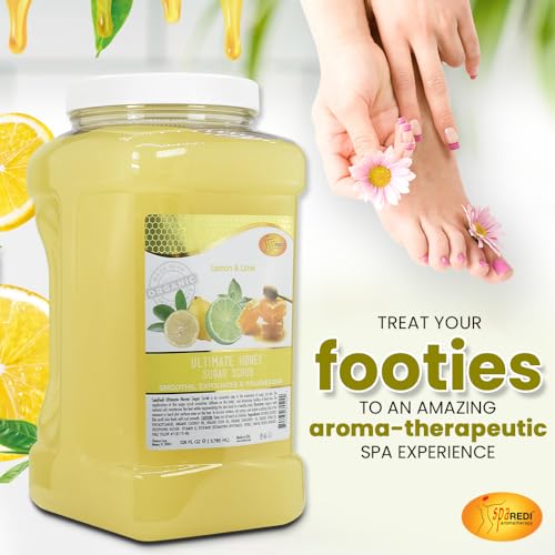 Spa Redi C01S-35524 Sugar Body Scrub, Honey, Lemon And Lime,128 Oz thumb #3