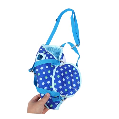 Bolso bandolera transpirable y ligero para mascotas NUOBESTY transportín cómodo de 2 unidades 5