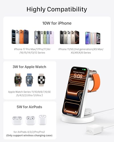 Anlmz 3-in-1 Qi Charging Station (iPhone, Watch, AirPods) — view 4