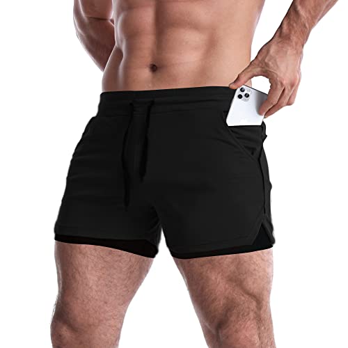 EVERWORTH Men's 2 in 1 Workout Shorts 5