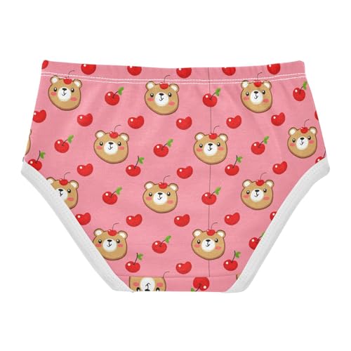 Cute Bear Heads Cherry Toddler Girls's Underwear 2T 202c17842