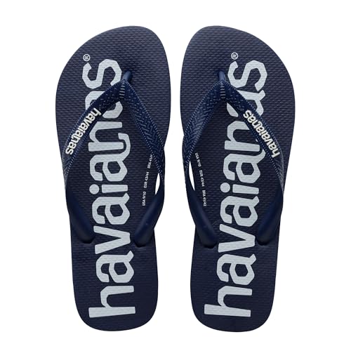 Havaianas - Top Logomanía, Chanclas Cómodas, Duraderas y Ligeras, Suela con Logo en Grande, Adultos Unisex