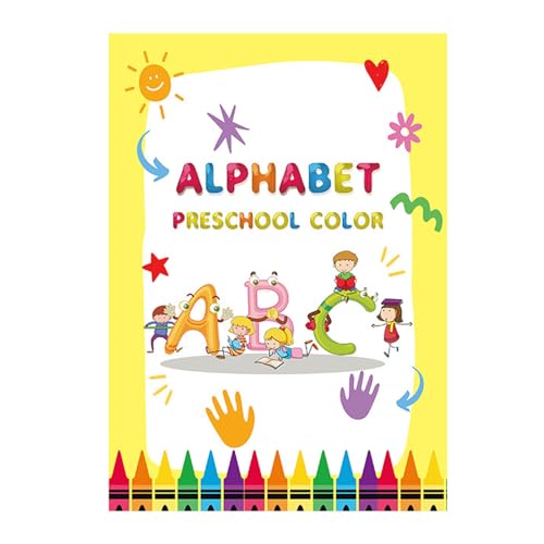Livre de pratique de l'alphabet réutilisable pour écriture préscolaire