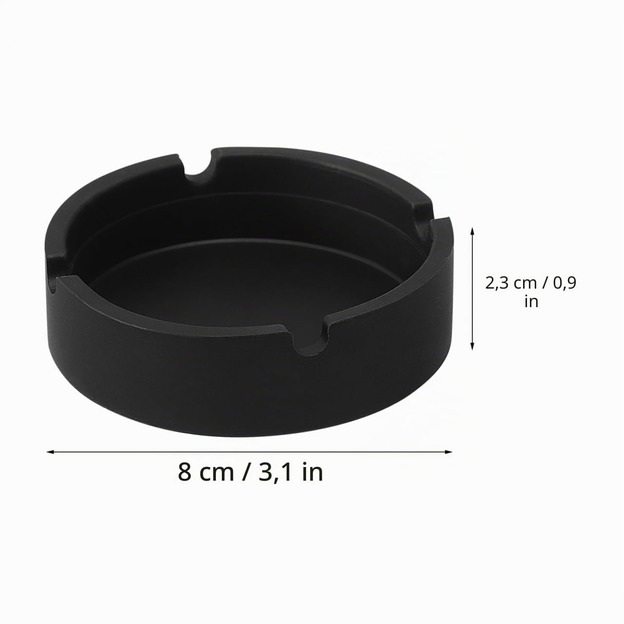 Alipis 12 Pcs Cendrier en Silicone Cendrier Cendrier Extérieur Cendrier Cendrier Simple Cendrier Décoratif Cendrier D'Hôtel Cendrier en Silicone Cendrier Domestique Noir