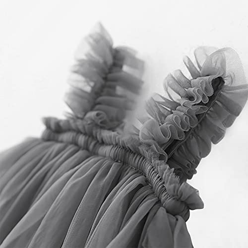 AGQT Ragazza Chiffon Vestito Senza Maniche