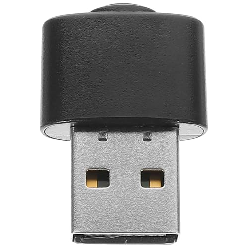 HEALSOPTHY Dispositivo USB para Mover Ratón Automático Ratón Clicker sin Controladores Compacto de ABS y Aleación de Zinc para Mantener Computadora Despierta Uso Profesional y Gaming