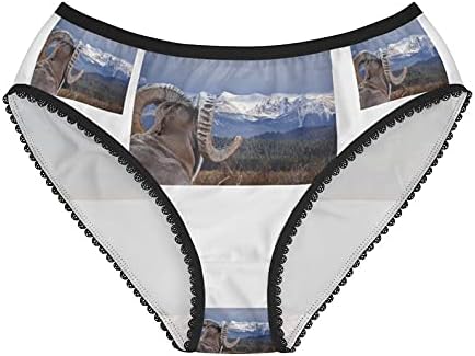 Bighorn Sheep Panties, Bighorn Sheep Underwear, Briefs, Cotton Briefs, Funny Underwear, Panties For Women